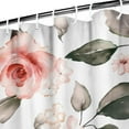 thumbnail image 4 of Waterproof Pioneer Shower Curtain 72x84 Inch Polyester Unique Cute Floral Shower Curtain for Bathroom Hotel Home Decor with 12 Plastic Hooks, 4 of 5