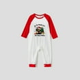 thumbnail image 5 of Family Matching Christmas Pajamas Red Plaid with Red Sleeves On the Naughty List Design, Sizes NB to 6XL with Pet Outfit, 5 of 7