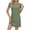 Green, variant on Aboser Embroidery Eyelet Dresses for Women Boho Hollow Out Beach Dress Summer Short Sleeve T Shirt Dresses Trendy Keyhole Neck Short Dress Loose Fit Casual Sundress
