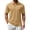 Khaki, variant on OIOLOYJM Mens Polo Shirts Short Sleeve Quick Dry Golf Shirt Athletic Business Work T-Shirt Workout Running Lightweight Top Black L