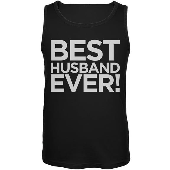 Best Husband Ever Black Mens Tank Top - X-Large