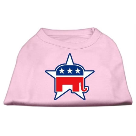 Mirage Pet Products Republican Screen Print Shirts Light Pink M - 12