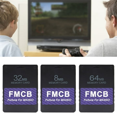 Image of Manunclaims Game Console Program Card Professional High Speed 8MB 16MB 32MB 64MB FMCB V1.966 Game Memory Card SD-Card Adapter for PS2 MX4SIO SIO2S