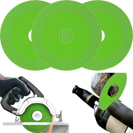 

Glass Cutting Disc Saw Blade Wheel Glass Ceramic Cutting for Angle Grinder 4 Inch Ultra-Thin Diamond Saw Blade Wheel 3PC
