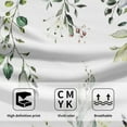 thumbnail image 3 of Green Eucalyptus Hand Towels, 2 PCS Sage Leaves Soft Absorbent Small Bath Towel Kitchen Dish Guest Towel for Bathroom Hotel Gym Spa, 3 of 7