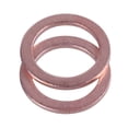 thumbnail image 4 of 100 Pcs 10 mm x 14 mm x 1 mm Arandela de Cobre Sello Espaciador Sello, 4 of 5