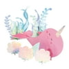 Narwhal Party Large Centerpiece Kit - Party Decor - 4 Pieces