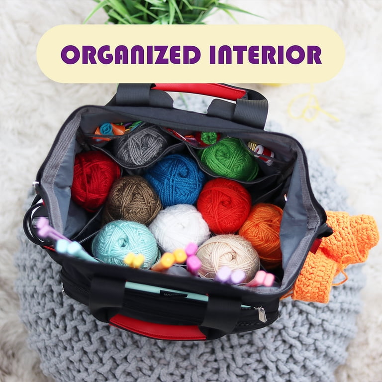 CraftBud Crochet Kit For Beginners With Backpack Organizer photo 5