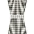 thumbnail image 4 of Kate Aurora Plaid Country Farmhouse Door Curtain With Tieback - Assorted Colors & Sizes, 4 of 8