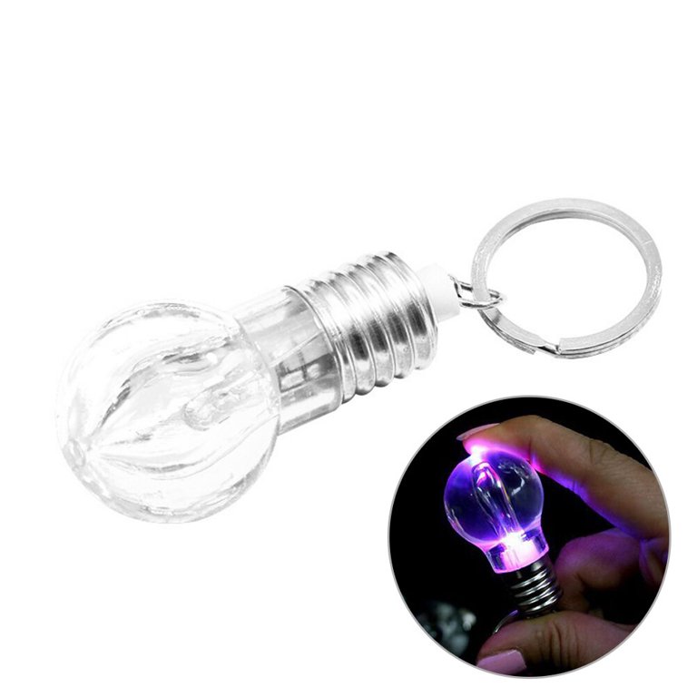 Bestonzon 10pcs Mini LED Keychain Decorative Tiny Key Ring Light Portable Key Chain for Outdoor, Women's, Size: 8x3cm