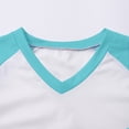 thumbnail image 5 of Dorinao Shirts Women Mom Tshirt Heart Graphic Tee Funny Short Sleeve Tops, Sky Blue Women Blending Shirts, L, 5 of 8