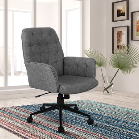modern upholstered tufted office chair product