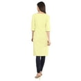 thumbnail image 6 of Classic Green Geometric Round Neck Kurta-Medium, 6 of 6