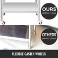 thumbnail image 4 of VEVORbrand Stainless Steel Work Table 36x24 Inch with 4 Wheels Commercial Food Prep Worktable with Casters Heavy Duty Work Table for Commercial Kitchen Restaurant, 4 of 9