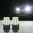 thumbnail image 5 of 4-Pack 3157 3156 LED Bulbs, 64 SMD 6000K White for Reverse/Tail/Brake/Turn Signal Lights - Direct Replacement, Non-Polarity Design, 5 of 13