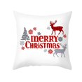 thumbnail image 3 of Funda de cojín navideña de 45 cm, funda de almohada, adornos navideños 2024 para el hogar, decoración navideña de Año Nuevo 2023 Noel, 3 of 5