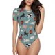 thumbnail image 1 of Fotbe Farm Animals 1 Body de Mujer con Cuello Redondo y Mangas Cortas, Sin Mangas Ajustado, Suave, Cómodo y Básico-Large, 1 of 7