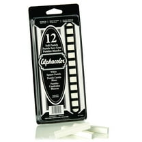 Alphacolor Soft Square Pastels White 12Pack - Chalk Accessories
