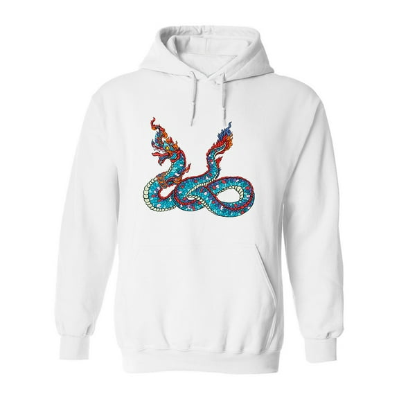 Snake Dragon Hoodie Men -Image by Shutterstock, Male 3X-Large