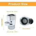 thumbnail image 3 of Shower Control Valve, Brass Core Water Pressure Regulator Water Restrictor Control Leak Prevention Replacement, Shower Valve Replacement, RV Faucet Indoor Plumbing Controlling, 3 of 8