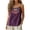 Purple #18, variant on Women's Embroidered Cotton Linen Camisole Spaghetti Strap Loose Fit Tank Top Boho Vacation Summer Blouse Tops Pink 3XL