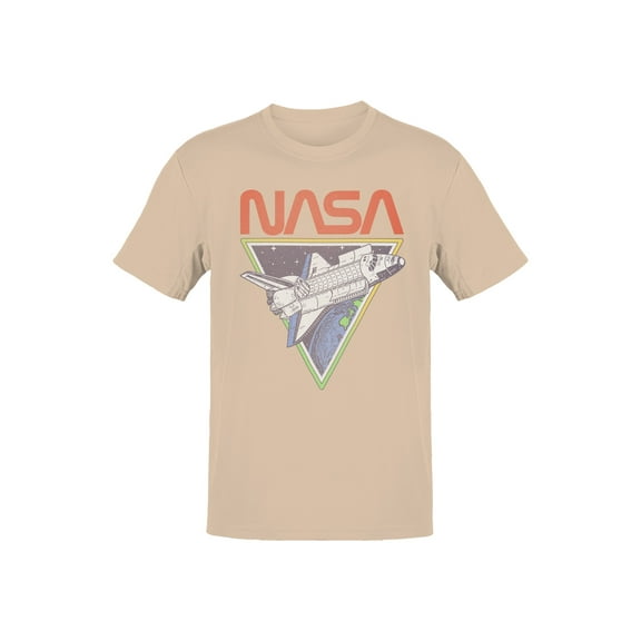 Officially Licensed NASA Space Shuttle Earth Patch Men's T-shirt