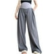 thumbnail image 1 of ShomPort Women's Maternity Casual Pants High Waist Lounge Wide Leg Trousers Loose Comfy Pregnancy Pants with Pockets, 1 of 4