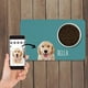 thumbnail image 5 of Custom Free Name Print Color Image Name Pet Supplies Bowls Plate Pad Cute Waterproof Pu Material For Dog Cat Easy Washing Carry ShopWise Round, 5 of 17