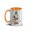 Mint Skater, variant on NH2 Creative Cute Halloween Ghost Coffee Mug, Orange Accent 15oz