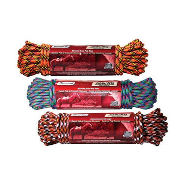 Wellington Cordage P32C12100 3/8Inch x 100Ft. MultiColor Diamond