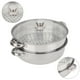 thumbnail image 5 of Vapor del acero - acero inoxidable utensilios de cocina 27 cm / 11 pulgadas de 2 capas vapor olla a baño maría sopa de vapor Pot, 5 of 14