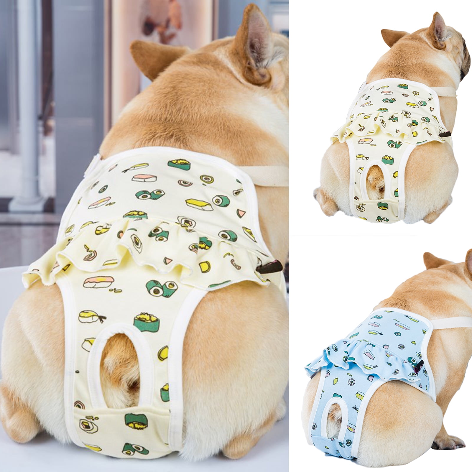XWQ Dog Diaper Comfortable Adjustable Band Reusable Puppy Menstrual