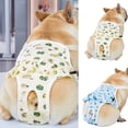 thumbnail image 2 of Flmtop Chien Couche Confortable Réglable Bande Réutilisable Chiot Période Sanitaire Pantalons pour les Chiens Femelles, 2 of 11