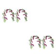 thumbnail image 3 of Kearding 2 bolsas de flores de glicinia simuladas-alambre de hierro con efecto de decoración tridimensional exquisita sobre moldeado de Type9 NO9, 3 of 6