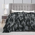 thumbnail image 3 of Military Camouflage Bed Blanket Ultra Soft Army Camo Throw Blanket All Season Warm Light Weight Cozy Plush Blankets for Home Bedroom Sofa Chair Travel, 60"X80", 3 of 6