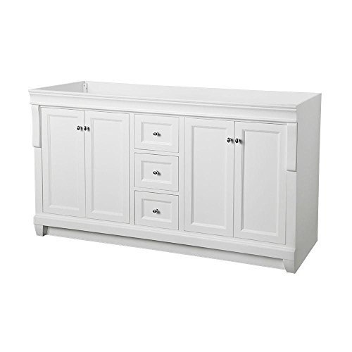 Foremost Nawa6021d Naples 60 X 21 1 2 Vanity Cabinet Only In White Com Foremost Nawa6021d Naples 60 X 21 1 2, 21 Vanity Cabinet