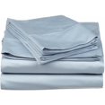 thumbnail image 1 of 530 Thread Count Egyptian Cotton Split King Sheet Set Solid  Light Blue, 1 of 1