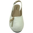thumbnail image 5 of Women Fashion Comfort Opened Side Flats W/Mock Front Zipper., 5 of 5