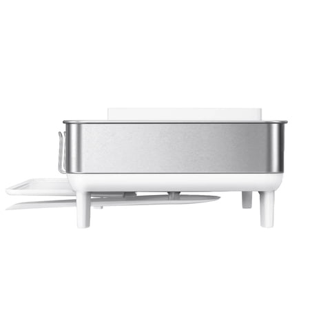 Simplehuman Stainless Steel Frame Dish Rack ‼️comes with stains ‼️