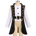 thumbnail image 3 of IDOPIP Kids Prince Charming Costume for Boys Circus Soldier Royal Guard Pirate Halloween Party Dress Up, 3 of 7