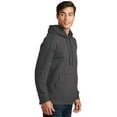 thumbnail image 4 of Port & Company Fan Favorite Fleece Pullover Hooded Sweatshirt-XL (Charcoal), 4 of 6