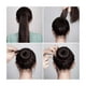 thumbnail image 3 of Donas para Chongo Mágico Espuma Con Broche De Cabello Peinados 7 Pzs negro, 3 of 3