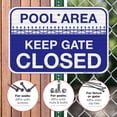 thumbnail image 4 of Pool Area Keep Gate Closed Sign, Pool Sign,, 4 of 8