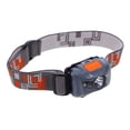 thumbnail image 3 of Luz para casco ajustable con luz blanca y roja, resistente al agua, forma de ojo de gato, faro de seguridad para actividades al aire libre como acampada y ciclismo (gris, sin batería)., 3 of 8