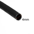 thumbnail image 4 of Uxcell 9.8Ft-4mm Alta TEMP Aislante de Manguito de Fibra de Silicona Protectores de Cable Negro, 4 of 5