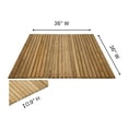 thumbnail image 3 of Chiba Teak Shower and Bath String Mat with Rubber Footing 36″ x 36", 3 of 10