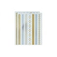 thumbnail image 4 of Temporary Metallic Tattoo Sheet for Body and Hair 3-Pack, 4 of 4