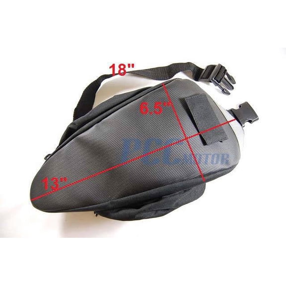 Zipper Triangular Outdoor Bicycle Polyester Dual Pocket Multi Purpose Bag TK20