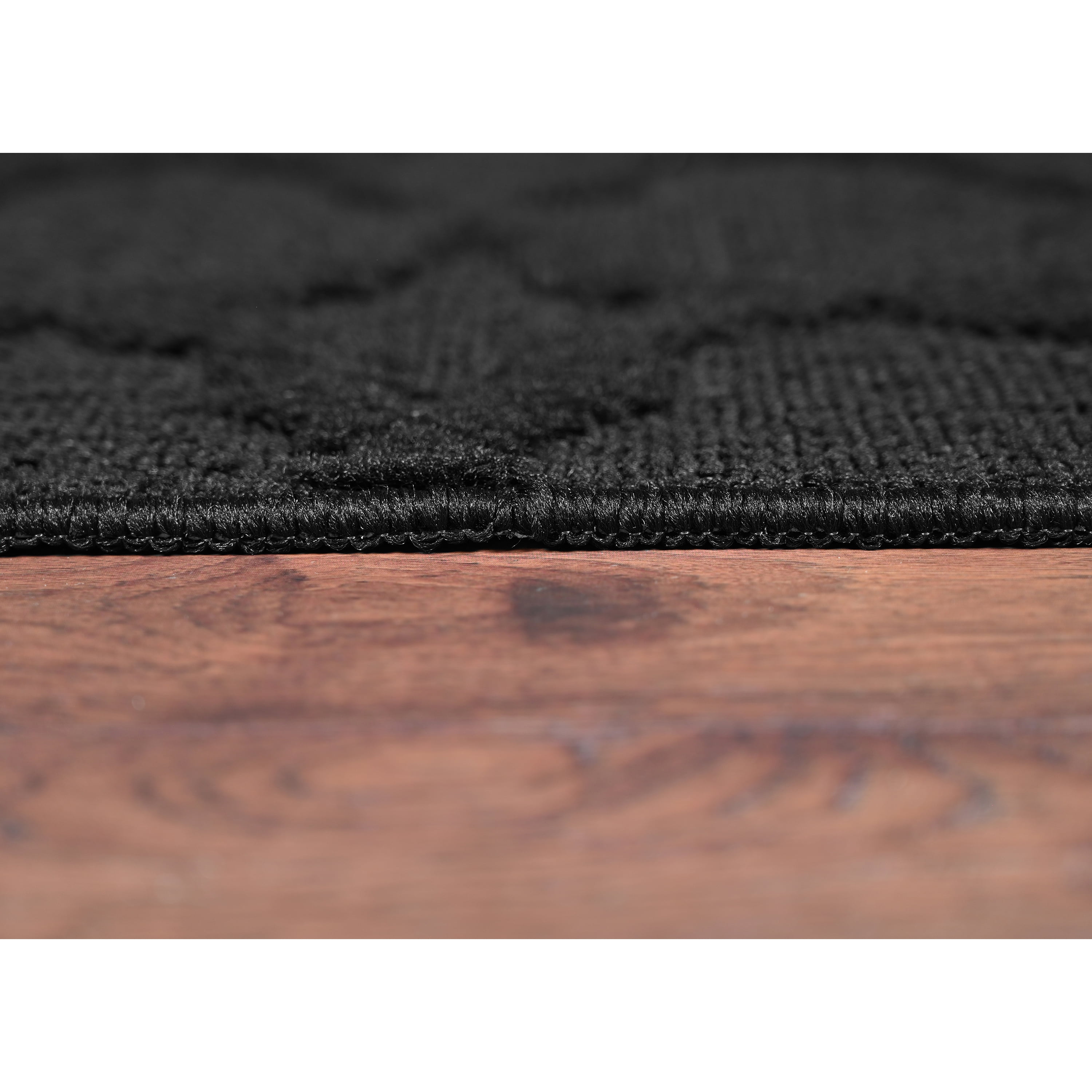 Garland Rug Sparta Black Large Indoor Area Rug, 12' x 15'