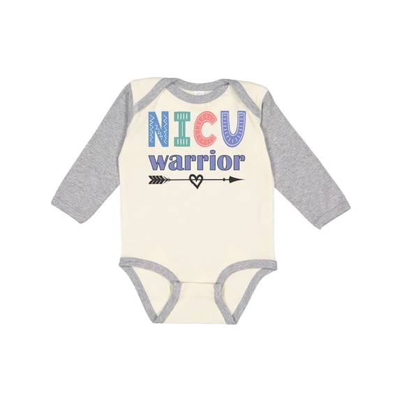 Inktastic Nicu Grad Cute Nicu Warrior Boys or Girls Long Sleeve Baby Bodysuit
